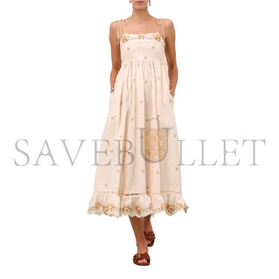 ZIMMERMANN PATIENCE CAMI MIDI DRESS 5103DRS264